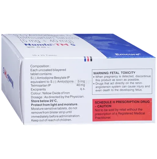 numlo tm 5mg tablet 15's